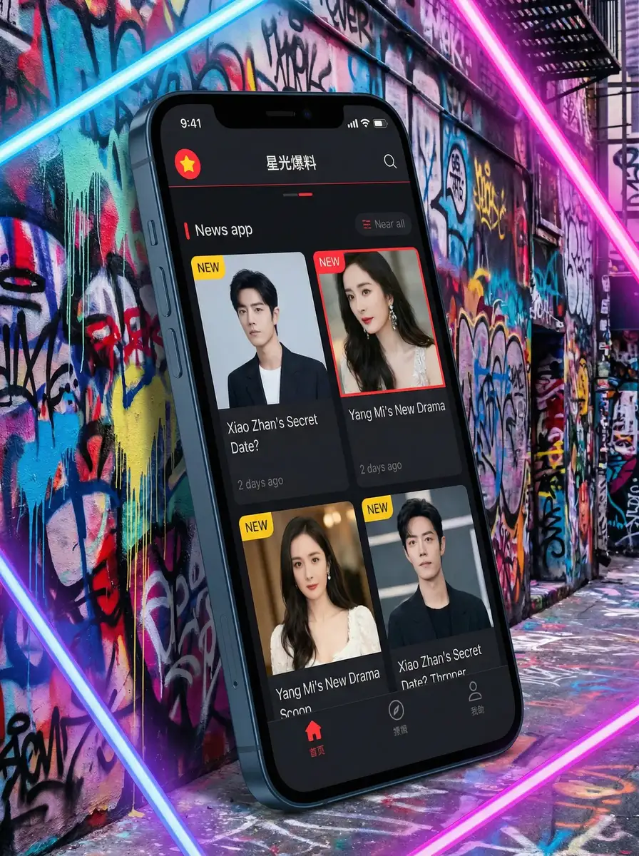 搜狗上市 APP界面展示 - 掌上吃瓜神器